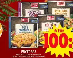 ICA Maxi Fryst paj erbjuda