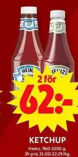 ICA Maxi Ketchup erbjuda