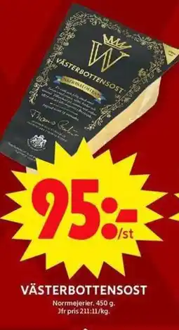 ICA Maxi Västerbottensost erbjuda