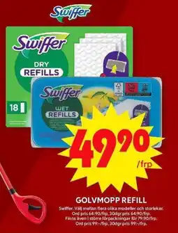 ICA Maxi Golvmopp refill erbjuda