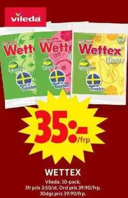 ICA Maxi Wettex erbjuda