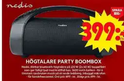 ICA Maxi Högtalare party boombox erbjuda