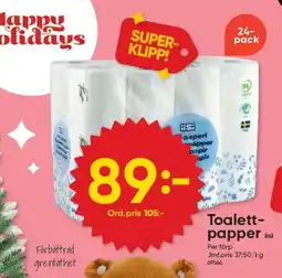 DollarStore Toalett- papper erbjuda