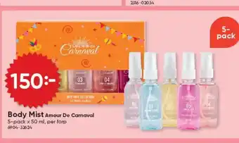 DollarStore Body Mist Amour De Carnaval erbjuda