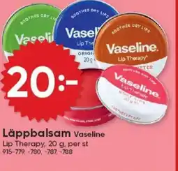 DollarStore Läppbalsam Vaseline erbjuda