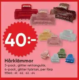 DollarStore Hårklämmor erbjuda