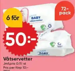DollarStore Våtservetter erbjuda