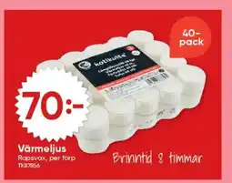 DollarStore Värmeljus erbjuda