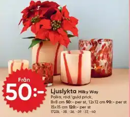 DollarStore Ljuslykta Milky Way erbjuda