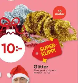 DollarStore Glitter erbjuda