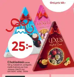 DollarStore Chokladask Lexus erbjuda