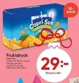 DollarStore FRUKTDRYCK erbjuda