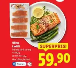 Lidl Ullmo Laxfilé erbjuda
