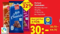 Lidl FIN CARRÉ Chokladkaka erbjuda