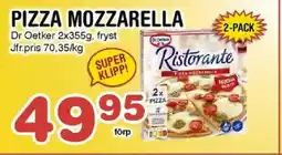 Nya Pulsen Dr. Oetker Pizza mozzarella erbjuda
