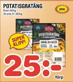 Nya Pulsen Scan Potatisgratäng erbjuda