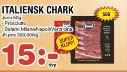 Nya Pulsen Jomi Italiensk chark erbjuda