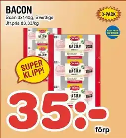 Nya Pulsen Scan Bacon erbjuda