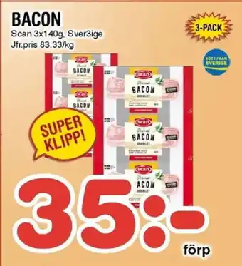 Nya Pulsen Scan Bacon erbjuda