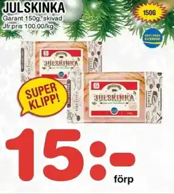 Nya Pulsen Garant Julskinka erbjuda