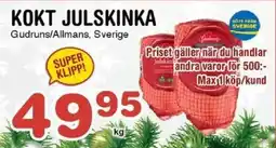 Nya Pulsen Kokt julskinka erbjuda