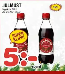 Nya Pulsen Nygårda Julmust erbjuda