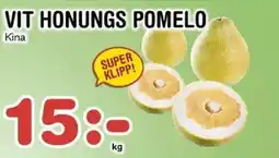 Nya Pulsen Vit honungs pomelo erbjuda