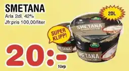 Nya Pulsen Arla Smetana erbjuda