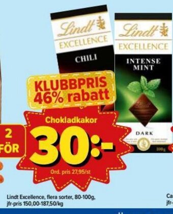 Östenssons Chokladkakor erbjuda