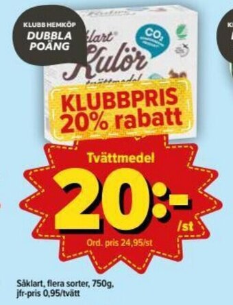 Östenssons Tvättmedel erbjuda