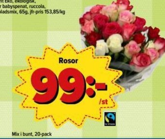 Östenssons Rosor erbjuda