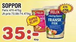 Nya Pulsen FELIX Soppor erbjuda