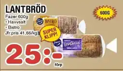 Nya Pulsen Fazer Lantbröd erbjuda