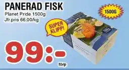 Nya Pulsen Planet Pride Panerad fisk erbjuda