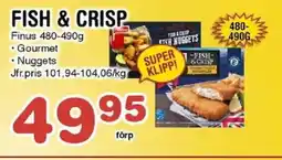 Nya Pulsen Findus Fish & crisp erbjuda