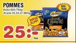 Nya Pulsen Aviko Pommes erbjuda