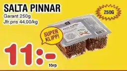 Nya Pulsen Garant Salta pinnar erbjuda