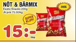 Nya Pulsen Exotic Snacks Nöt & bärmix erbjuda