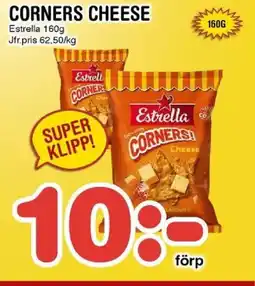 Nya Pulsen Estrella Corners cheese erbjuda