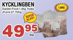 Nya Pulsen Garden Food Kycklingben erbjuda