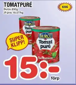 Nya Pulsen BURCU Tomatpuré erbjuda