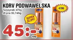 Nya Pulsen Tarczynski Korv podwawelska erbjuda