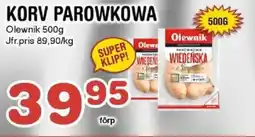 Nya Pulsen Olewnik Korv parowkowa erbjuda