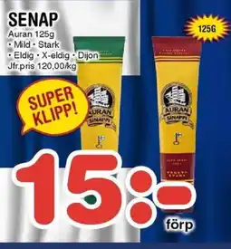 Nya Pulsen Auran Senap erbjuda