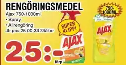 Nya Pulsen AJAX Rengöringsmedel erbjuda