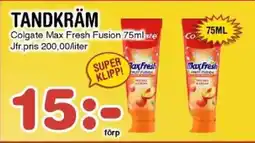 Nya Pulsen Colgate Tandkräm erbjuda