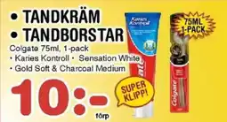 Nya Pulsen Colagate Tandkräm • Tandborstar erbjuda