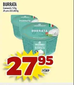 Nya Pulsen Granarolo Burrata erbjuda