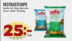 Nya Pulsen Estrella Västkustchips erbjuda
