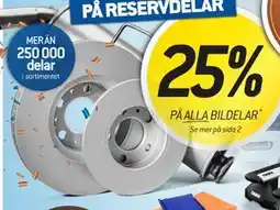 thansen 25% PÅ ALLA BILDELAR erbjuda